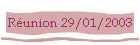 Runion 29/01/2003